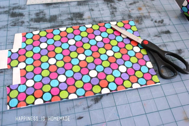 Making a Zippered Duck Tape Puch - Step 3
