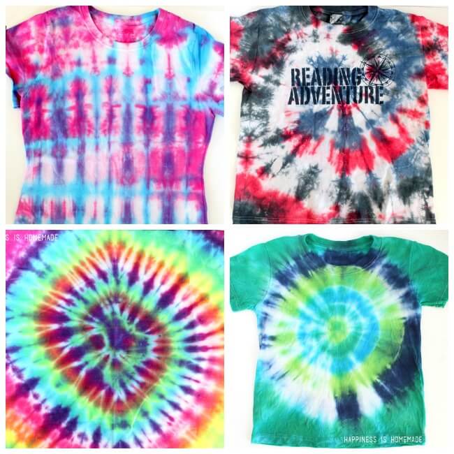 How to Tie Dye Shirts with Kids