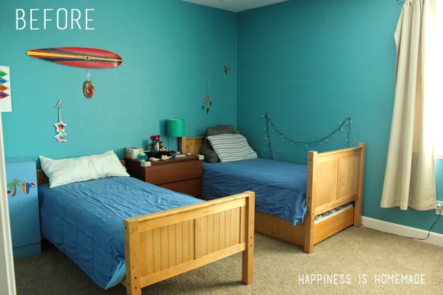 teal boys bedroom