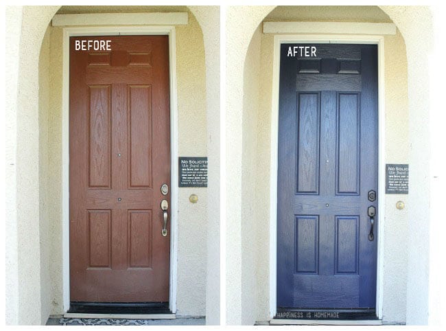 A Modern Front Door Makeover
