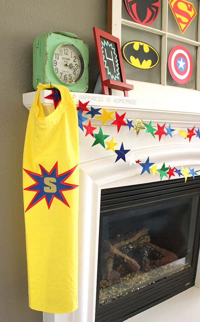 Superhero shirt sale with cape