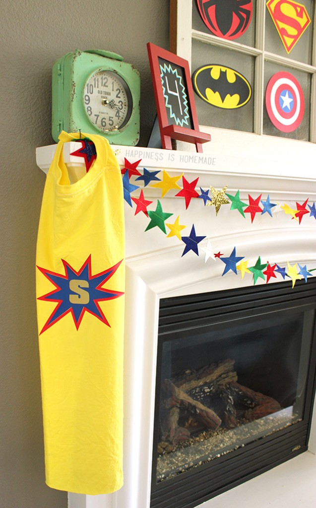 No Sew Personalized Superhero Capes