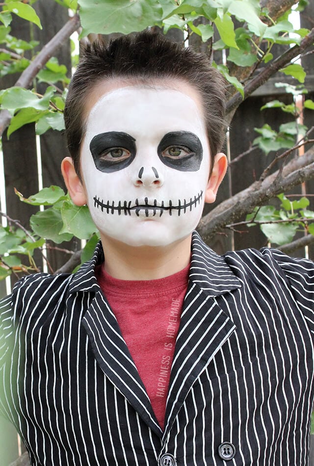 Halloween Face Painting - Skeleton