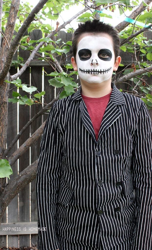 Jack Skellington Nightmare Before Christmas Makeup