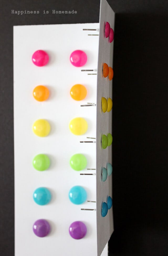 Candy Button Earrings Make a Fast and Inexpensive Gift Idea