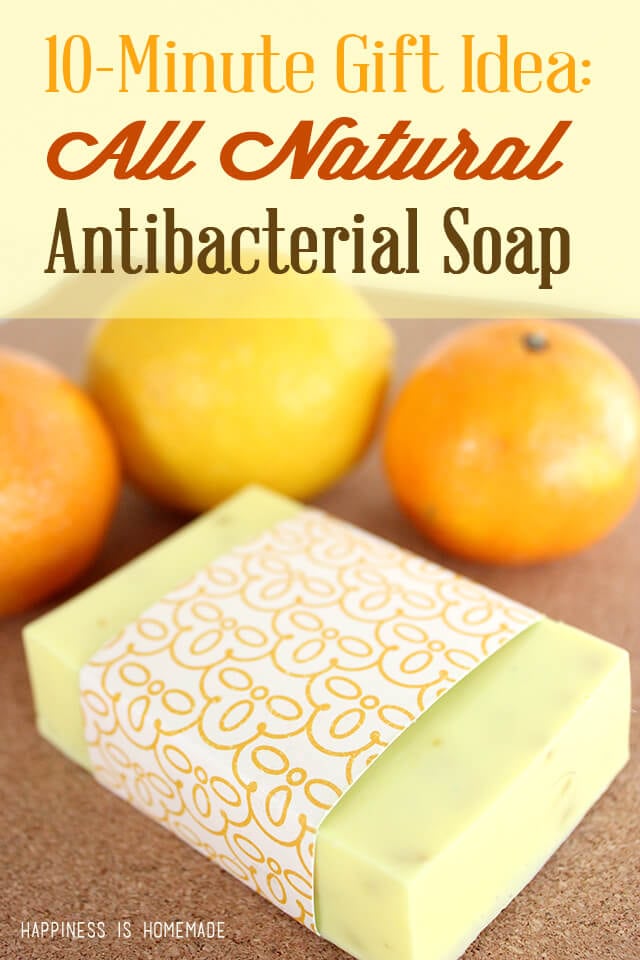 DIY All Natural Citrus Antibacterial Soap in Under Ten Minutes