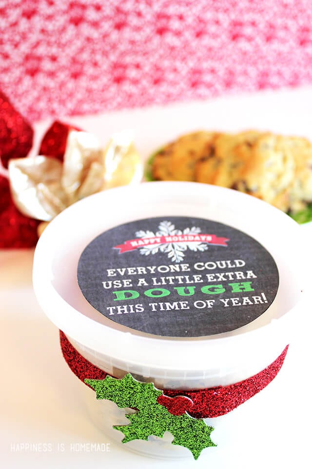 Everyone Could Use a Little Extra Dough Christmas Printable Gift Tag