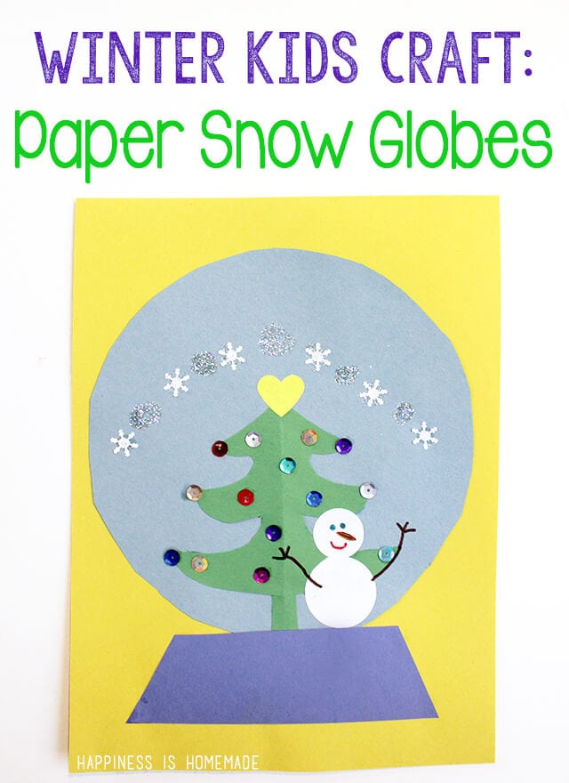 How to Make a Snow Globe Craft