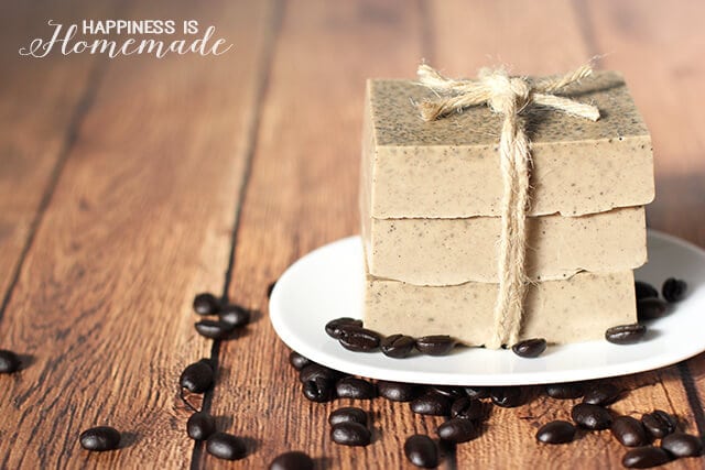 DIY Invigorating Coffee Soap