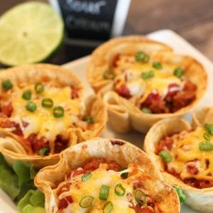 easy snack idea taco cups