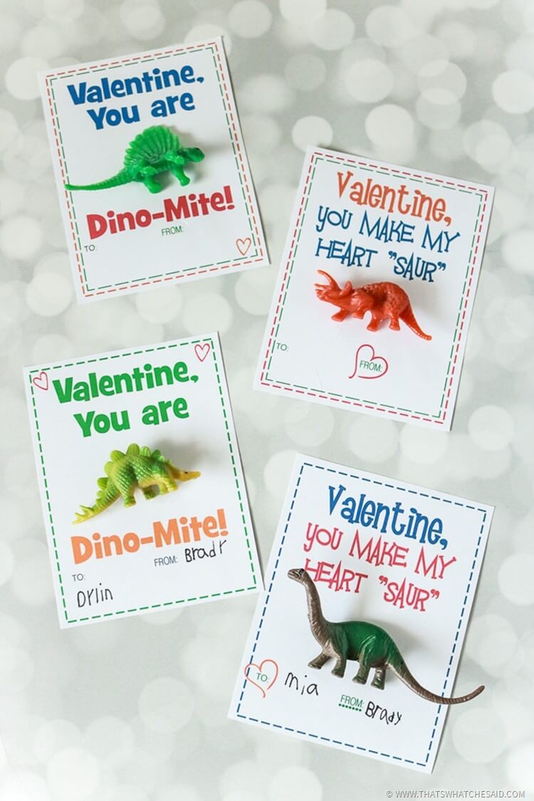 valentines dinosaur printables and toys