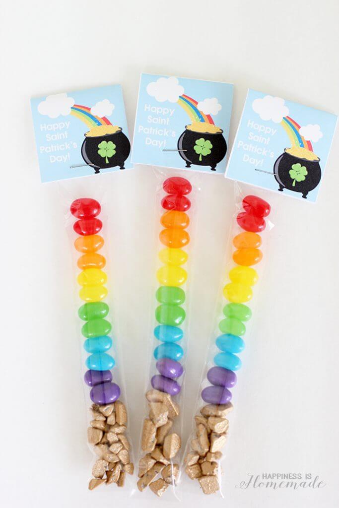 Rainbow and Pot of Gold Candy for St Patrick's Day