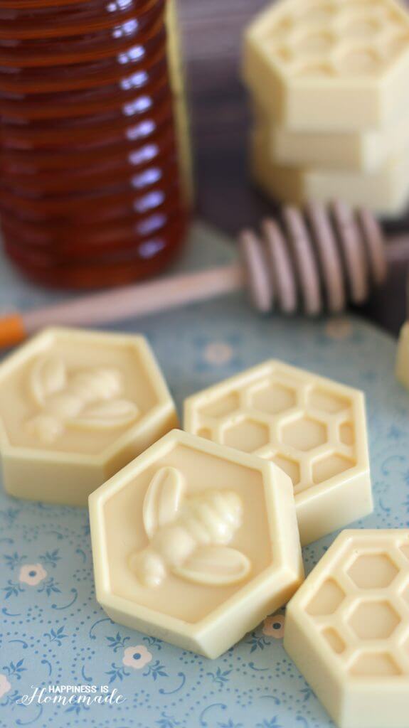 10-Minute DIY Milk & Honey Soap - Happiness is Homemade