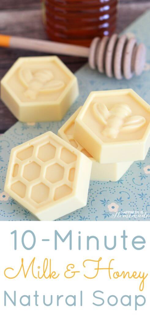 10 minute milk and honey all natural soap recipe