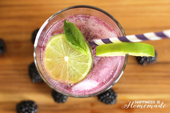 Blackberry Lime Fizz Cocktail Recipe