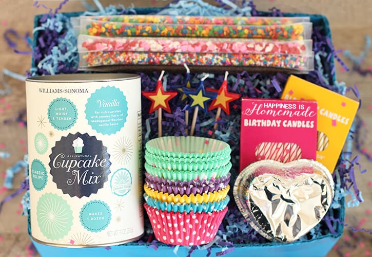 Cupcake Birthday-in-a-Box Gift Idea - Happiness is Homemade