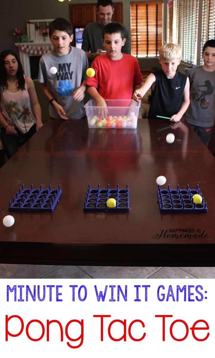 Minute To Win It Games for Kids, Tweens and Teens