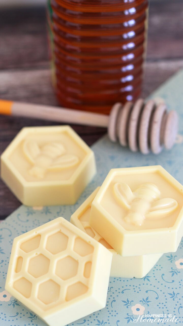 quick and easy honey milk soap