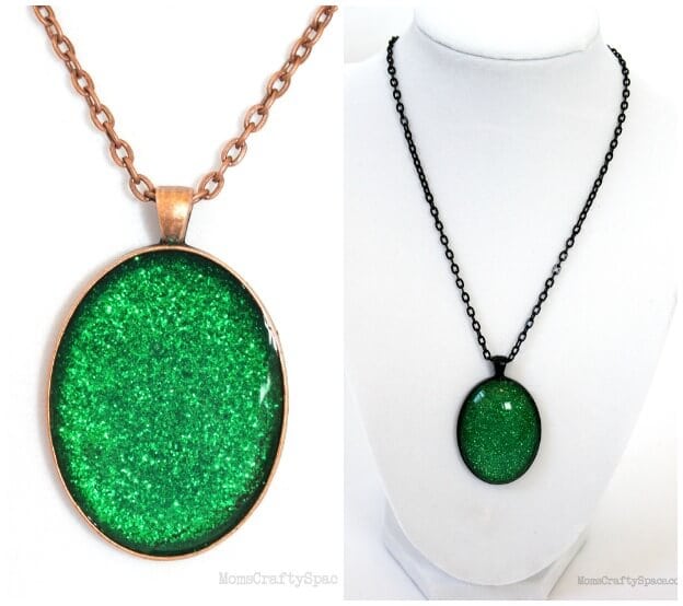 Evanora inspired Emerald Oz necklace