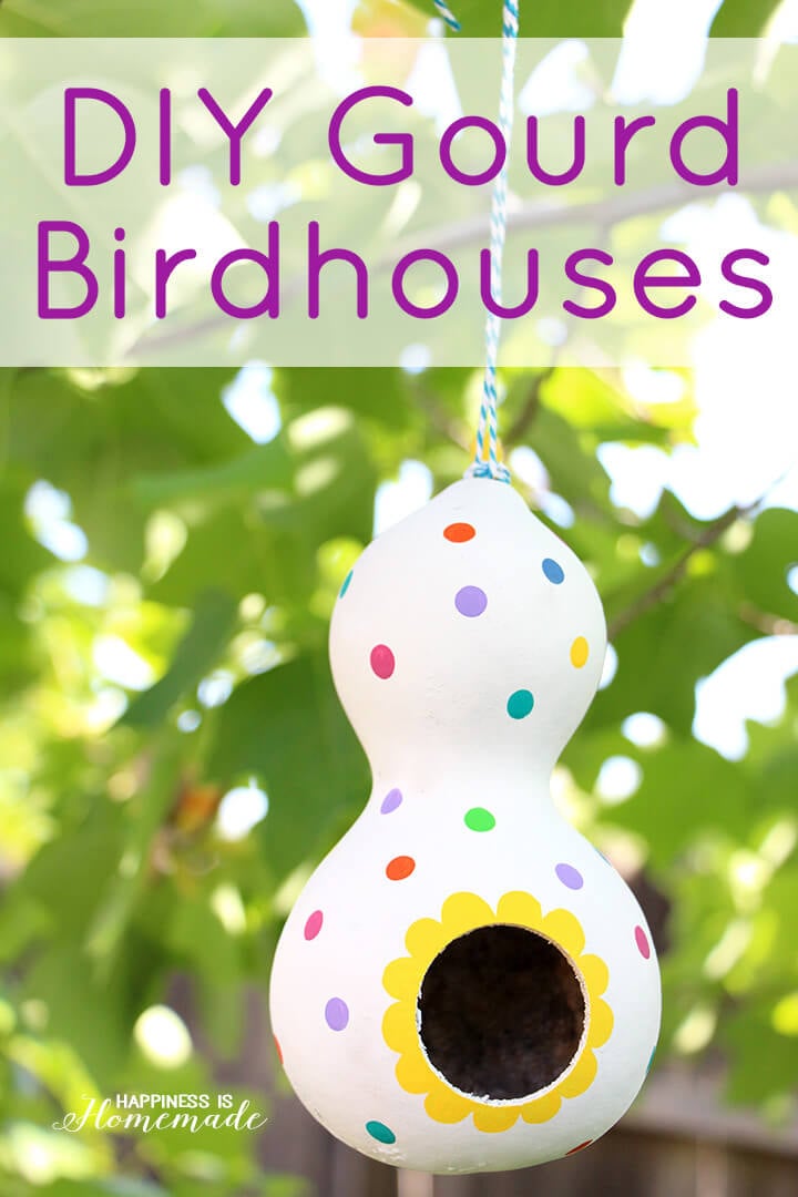 DIY Gourd Birdhouses
