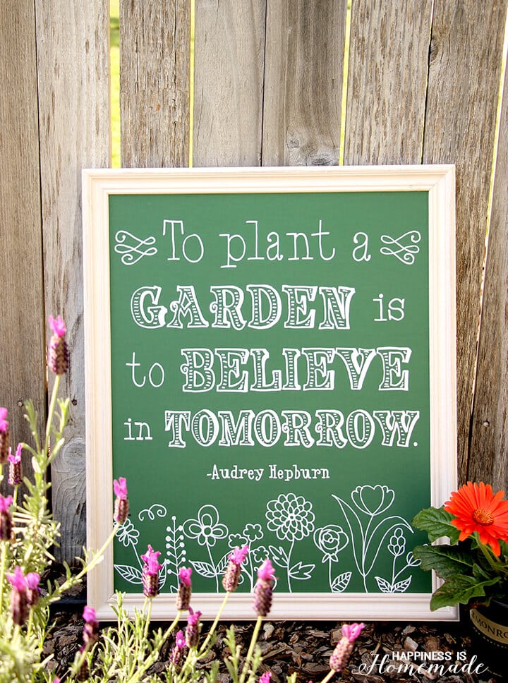 easy diy faux chalkboard art