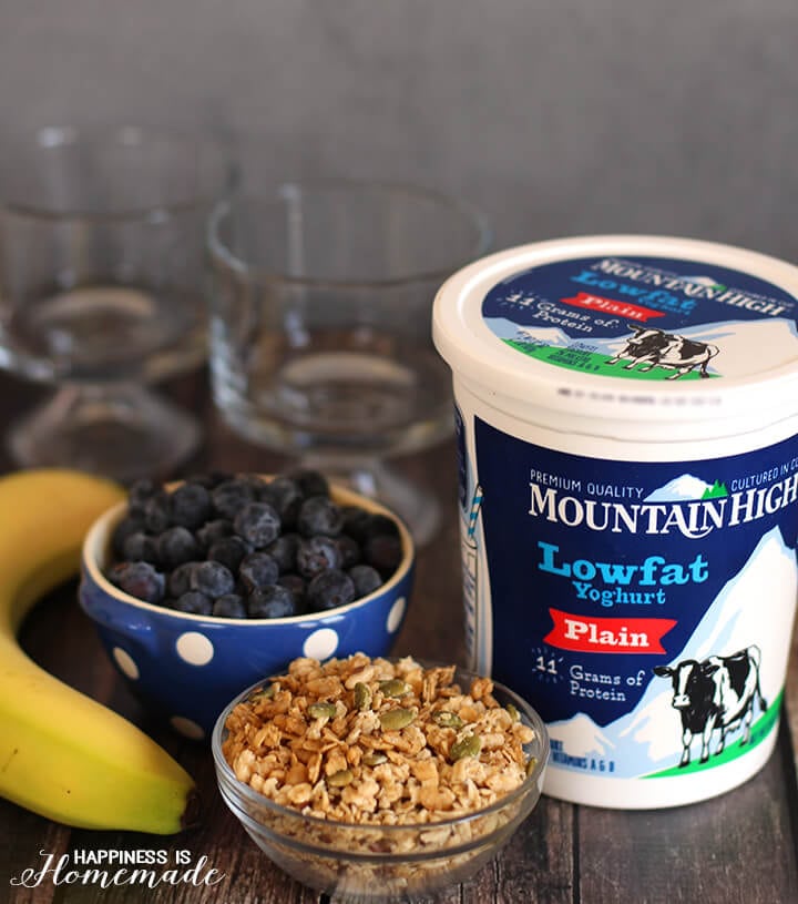 Breakfast Parfaits with Mountain High Yoghurt