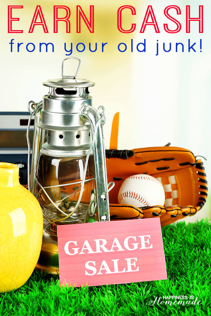 Sell your stuff and make some cash: How to organize a garage or