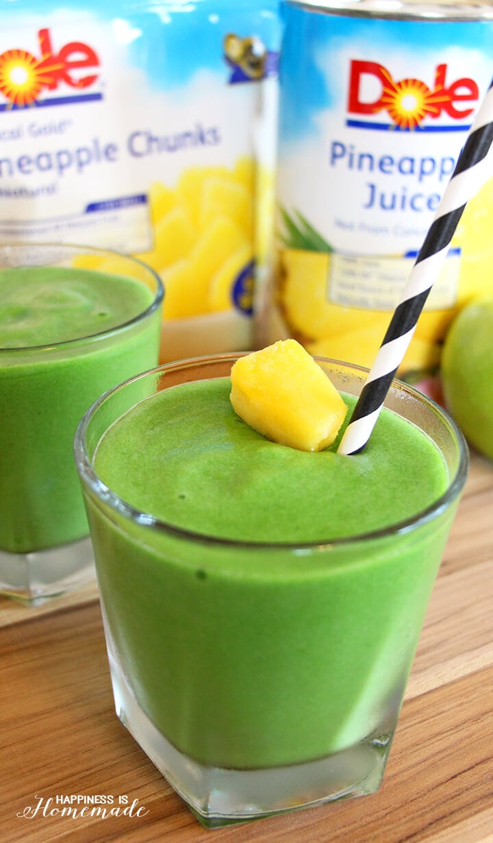 homemade pineapple jamba juice smoothie
