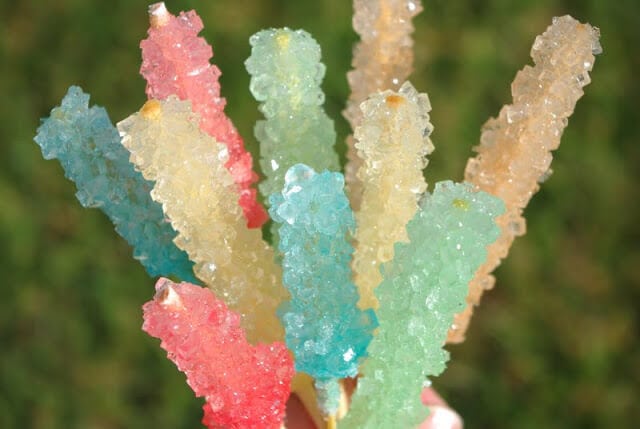 diy rock candy kids craft and experiment
