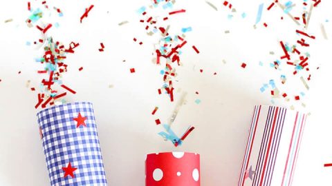 DIY party crackers for 4th of July