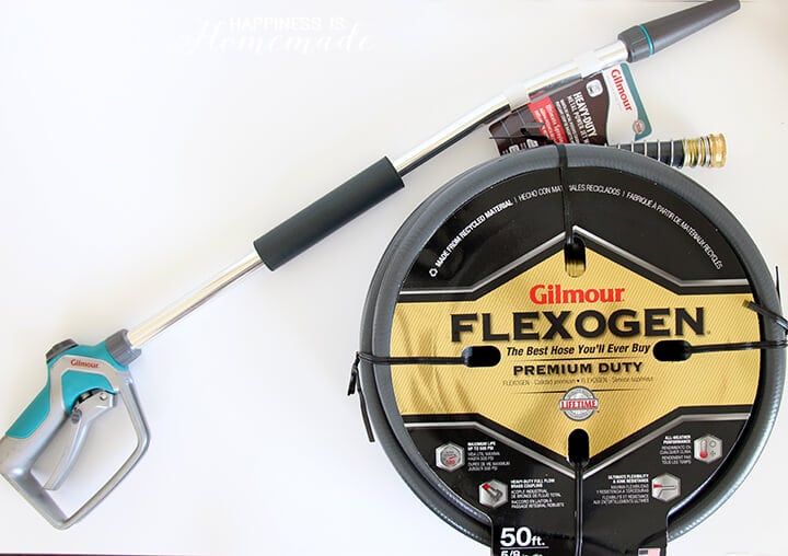 Gilmour Flexogen Hose & Heavy Duty Sprayer for Cleaning