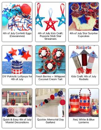 Happiness is Homemade 4th of July Crafts