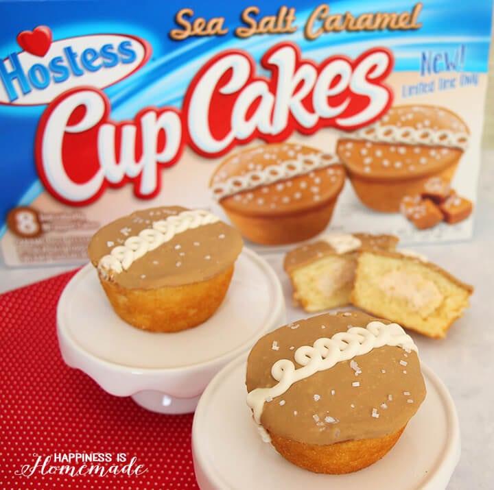 Hostess Sea Salt Caramel CupCakes