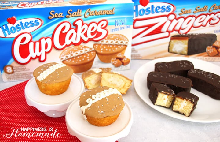 Hostess Sea Salt Caramel Cupcakes and Zingers for a Limited Time Only