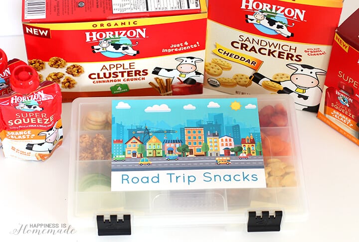 Family Vacation Road Trip Snack Kit for Kids - Dine and Dish