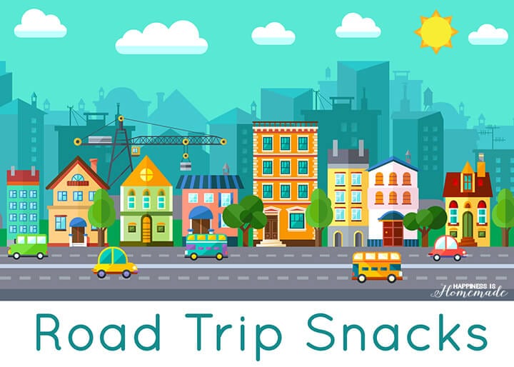 Road Trip Snacks Printable Label