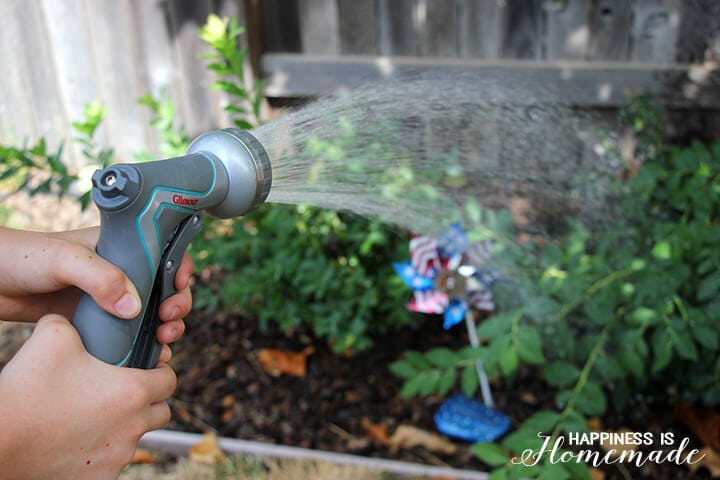 Watering the Garden with Gilmour Garden Tools
