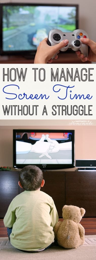 how to manage your childs screen time wihtout a struggle