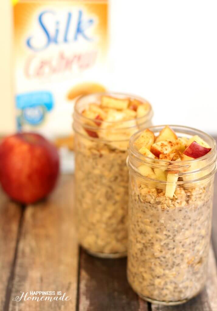 Quick and Easy Overnight Apple Cinnamon Chia Oats Recipe