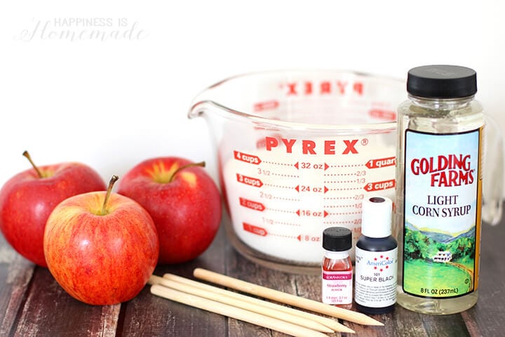 Black Candy Apple Ingredients and Recipe
