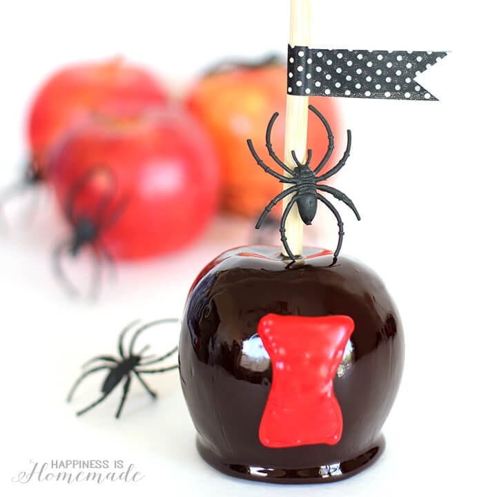 Black Widow Candy Apples