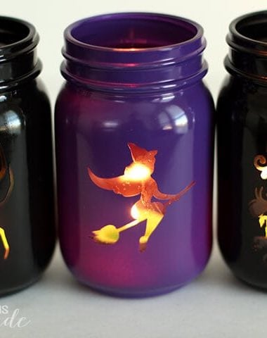 easy halloween mason jar luminaries