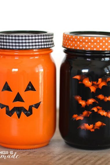 easy halloween treat jars