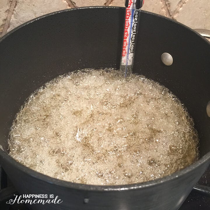 Making Sugar Candy for Black Widow Apples