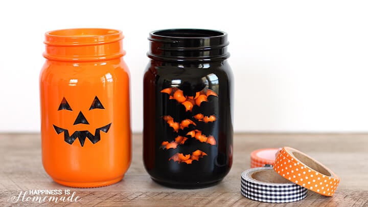 Quick and Easy Halloween Treat Jars