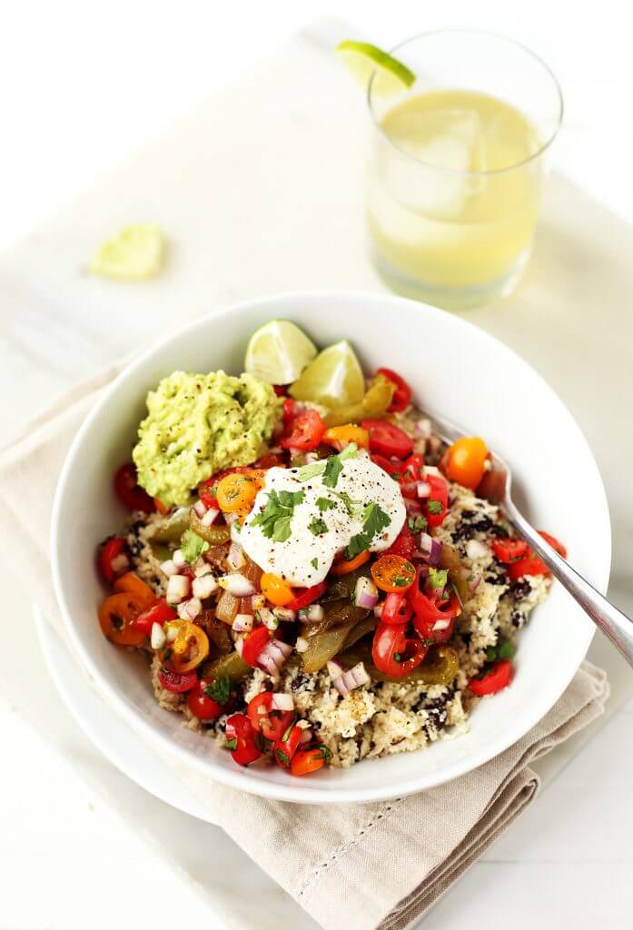 Vegetable Burrito Bowls