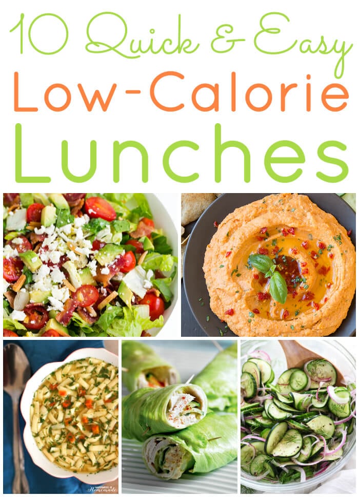 quick and easy low calorie lunches