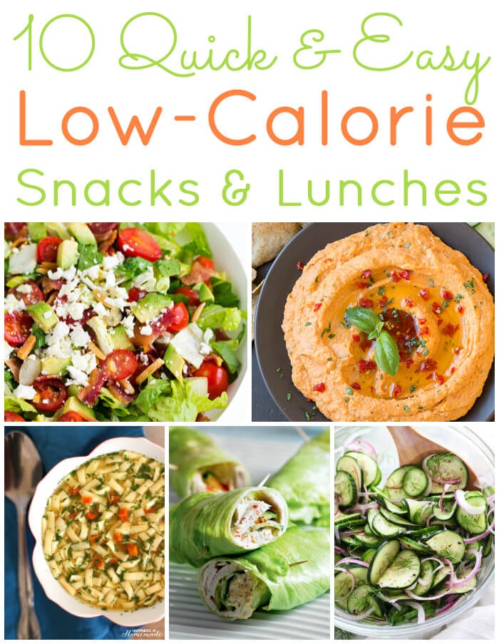10 Quick Low-Calorie Snacks & Lunches