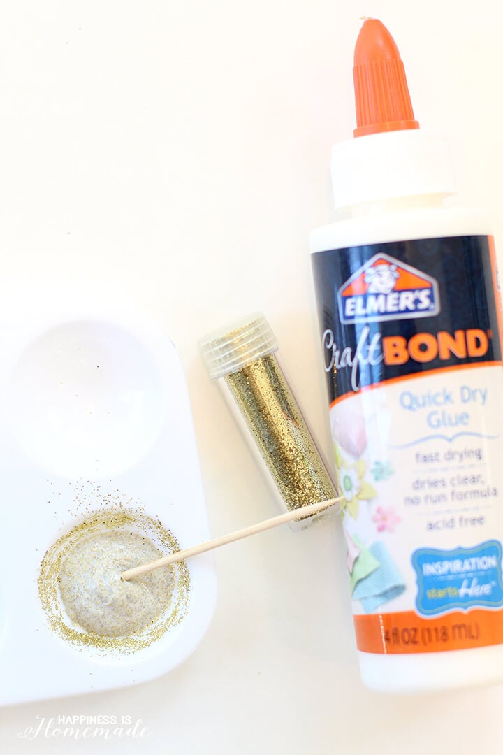 DIY Chunky Glitter Glue with Elmer's Craft Bond Glue and Glitter