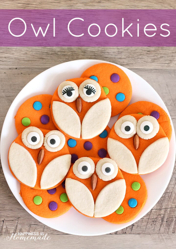 homemade owl cookies for halloween or anytime